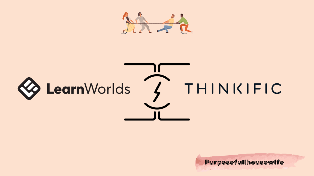 LearnWorlds vs Thinkific- Purposefullhousewife