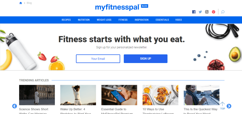 My Fitness pal 