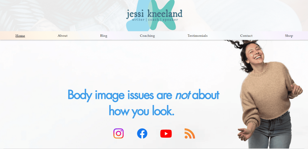 Jessi Kneeland Website Overview