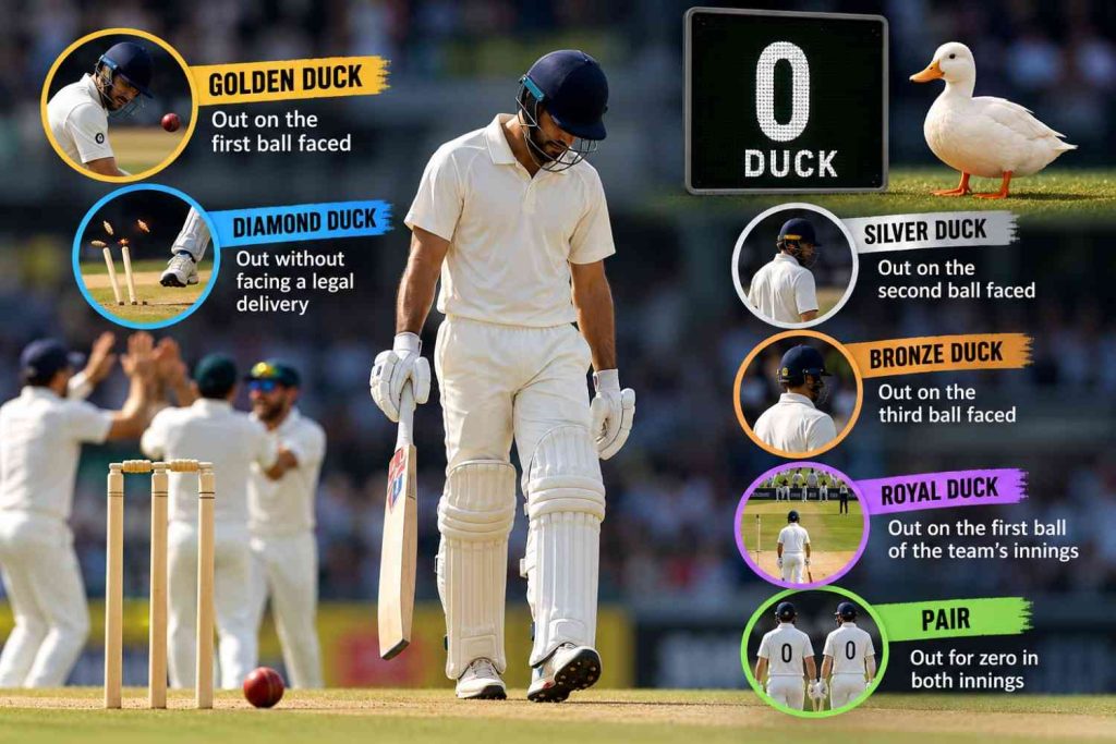 duck out in cricket